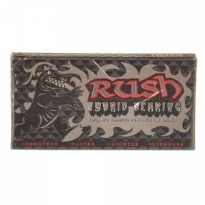 Rush Hybrid Ceramic Skateboard Bearings (Set of 8)