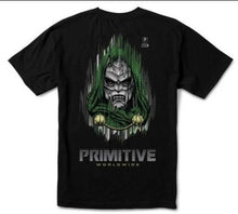 Load image into Gallery viewer, Primitive T-Shirt Marvel Doom Black