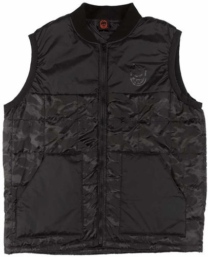 Spitfire Vest Lil Bighead Camo Black