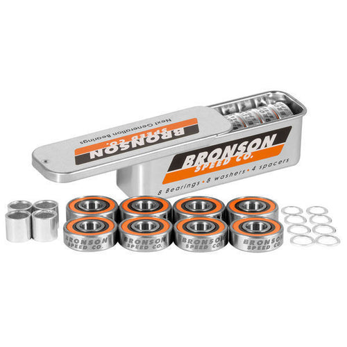 Bronson G3 Skateboard Bearings 8Pk