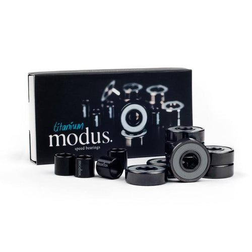 MODUS - TITANIUM SKATEBOARD BEARINGS (4 spacers included)