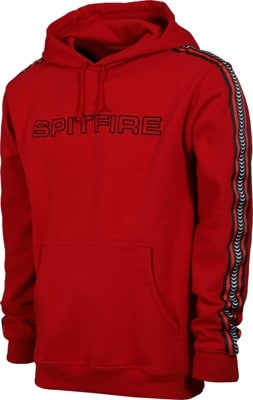 Spitfire Classic 87' Swirl Stripe Hoodie - Scarlet Red