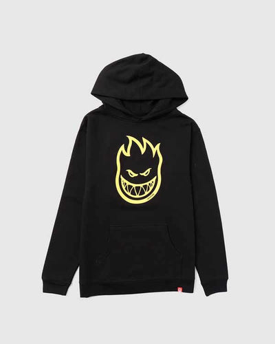 SPITFIRE BIGHEAD YOUTH PO HOOD BLACK/YELLOW