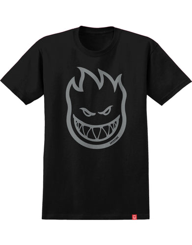 SPITFIRE BIGHEAD T-SHIRT black/silver